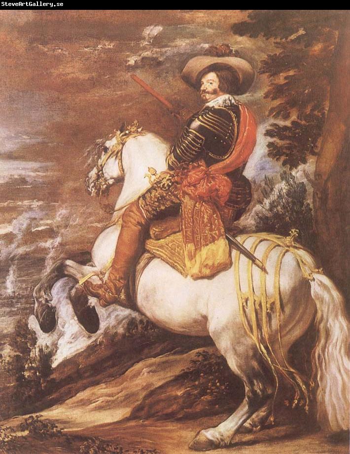 Diego Velazquez Gaspar de Guzman,Count-Duke of Olivares,on Horseback